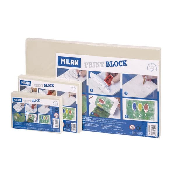 Graveringsplatta Print Block stor 15 x 30 x 0,9 cm