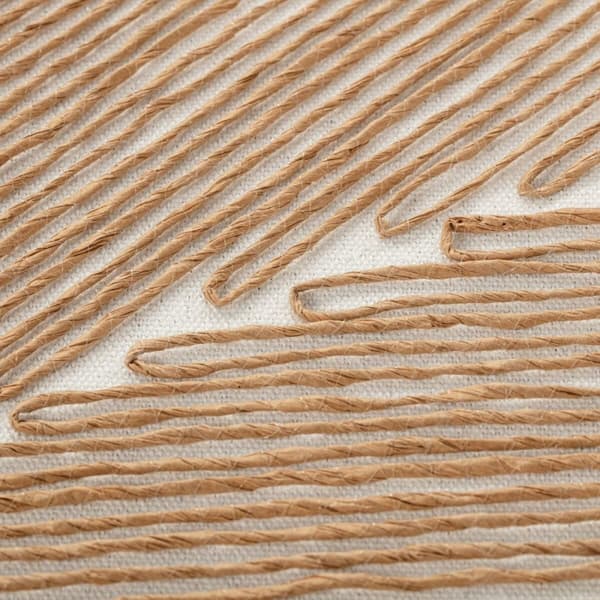 Maleri Home ESPRIT Hvid Natur Moderne Med relief Skandinavisk 100 x 3,8 x 100 cm (2 enheder)