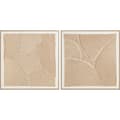 Miniatyrbillede 1 af 5: Maleri Home ESPRIT Hvid Natur Moderne Med relief Skandinavisk 100 x 3,8 x 100 cm (2 enheder)