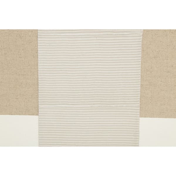 Maalaus Home ESPRIT Valkoinen Beige Moderni Skandinaavinen 90 x 3,8 x 90 cm (2 osaa)