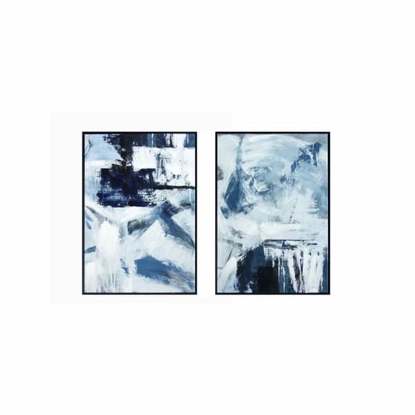 Tavla DKD Home Decor Abstrakt (2 antal) (45 x 2 x 60 cm)