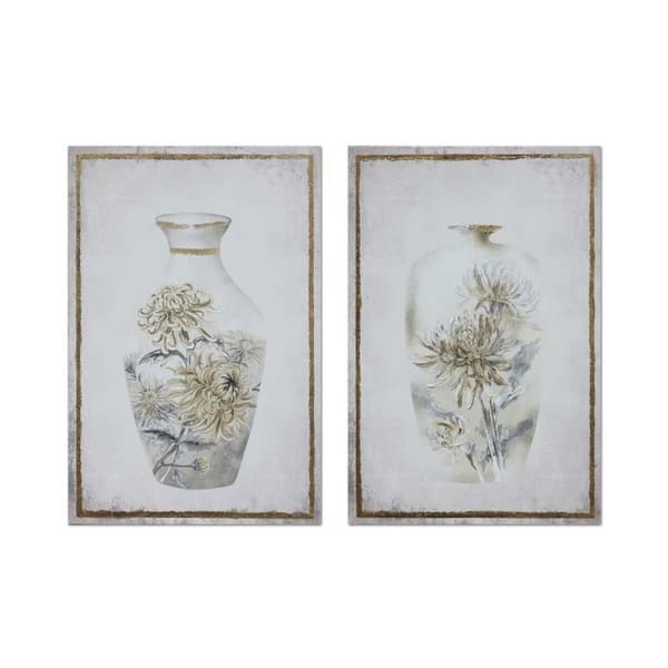 Tavla DKD Home Decor Vas (50 x 1,8 x 70 cm) (2 antal)