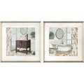 Miniatyrbild 1 av 3: Tavla DKD Home Decor Bad  (2 antal) (40 x 2 x 40 cm)