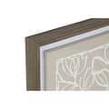 Miniatyrbild 2 av 4: Kanvas Home ESPRIT Vit Beige Löv av en växt Urban 50 x 4 x 60 cm (2 antal)