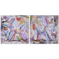 Miniatyrbild 1 av 4: Tavla Home ESPRIT Modern Hund 80 x 3 x 80 cm (2 antal)