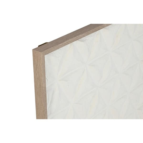 Tavla Home ESPRIT Vit Naturell Abstrakt Urban 60 x 3 x 80 cm (2 antal)