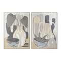 Miniatyrbillede 1 af 3: Maleri DKD Home Decor 104 x 4,5 x 143,5 cm Vase Skandinavisk (2 enheder)