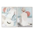 Miniatyrbillede 1 af 3: Maleri DKD Home Decor 104 x 4,5 x 143,5 cm Dame Skandinavisk (2 enheder)