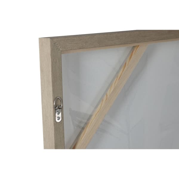 Maleri Home ESPRIT Palmer Gylden Tropisk 90 x 4 x 120 cm (2 enheder)