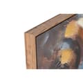Miniatyrbillede 2 af 4: Maleri Home ESPRIT Blå Orange Kolonistil Løve 70 x 3,5 x 100 cm (2 enheder)