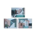Miniatyrbild 1 av 3: Tavla DKD Home Decor Hus (70 x 1,8 x 50 cm)