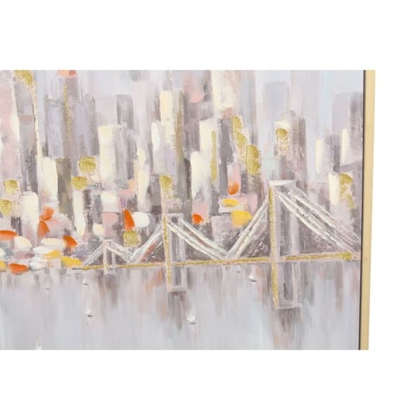 Maleri DKD Home Decor By 100 x 4 x 100 cm Loft (2 enheder)