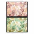 Pikkukuva 1 / 2: Maalaus DKD Home Decor 123 x 4,5 x 83 cm Perinteinen Kasvien lehtiä (2 osaa)