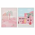 Pikkukuva 1 / 3: Maalaus DKD Home Decor S3018022 Maisema Arabi (40 x 2,5 x 50 cm) (2 osaa)