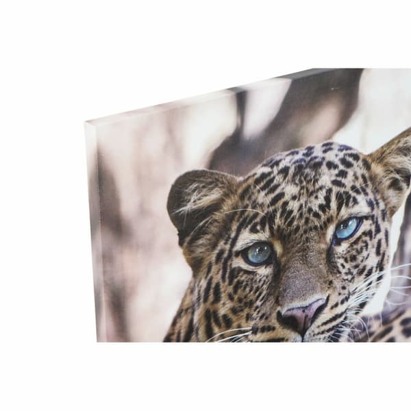 Maalaus DKD Home Decor Leopardi Siirtomaatyylinen (50 x 1,8 x 70 cm)