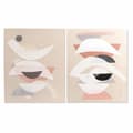 Pikkukuva 1 / 4: Maalaus DKD Home Decor 75,5 x 3,7 x 100 cm Abstrakti Moderni (2 osaa)