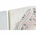 Pikkukuva 2 / 3: Maalaus DKD Home Decor Kasvot Siirtomaatyylinen (90 x 3,7 x 90 cm) (2 osaa)