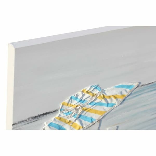 Maalaus DKD Home Decor Ranta Välimeren (90 x 2,5 x 60 cm) (2 osaa)