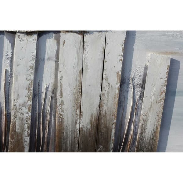 Maalaus DKD Home Decor Ranta Välimeren (90 x 2,5 x 60 cm) (2 osaa)