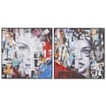 Miniatyrbild 1 av 4: Tavla Home ESPRIT Abstrakt Modern 100 x 3,5 x 100 cm (2 antal)