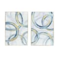 Miniatyrbillede 2 af 4: Maleri DKD Home Decor Abstrakt Moderne 80 x 2,5 x 120 cm (2 enheder)