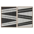Miniatyrbillede 1 af 4: Maleri Home ESPRIT Striber Urban 60 x 3 x 60 cm (2 enheder)
