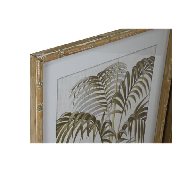 Maalaus Home ESPRIT Palmut Trooppinen 55 x 2,5 x 70 cm (4 osaa)