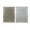 Miniatyrbild 1 av 4: Tavla Home ESPRIT Vit Beige Gyllene Modern Urban 90 x 3,5 x 120 cm (2 antal)
