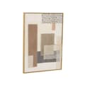 Pikkukuva 3 / 8: Maalaus Home ESPRIT Ruskea Beige Abstrakti Kaupunki 50 x 3 x 70 cm (2 osaa)