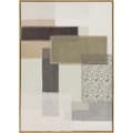 Pikkukuva 5 / 8: Maalaus Home ESPRIT Ruskea Beige Abstrakti Kaupunki 50 x 3 x 70 cm (2 osaa)
