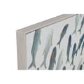 Miniatyrbild 2 av 4: Tavla Home ESPRIT Blå Kräm Spiraler 82,5 x 4 x 102,5 cm (2 antal)
