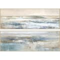 Miniatyrbild 1 av 4: Tavla Home ESPRIT Blå Vit Abstrakt Modern 153 x 4,3 x 53 cm (2 antal)