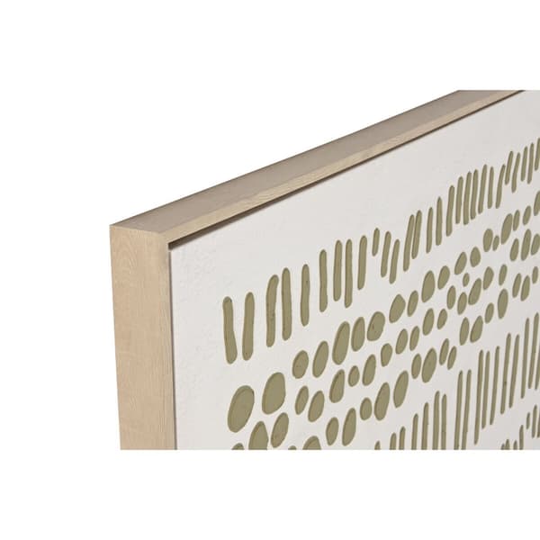 Maleri Home ESPRIT Hvid Beige Urban 103 x 4,5 x 143 cm (2 enheder)