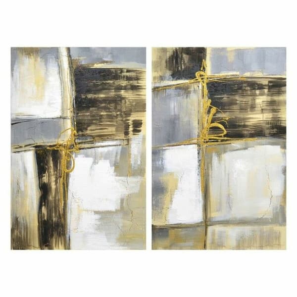 Maalaus DKD Home Decor S3018258 Abstrakti (60 x 3 x 90 cm) (2 osaa)