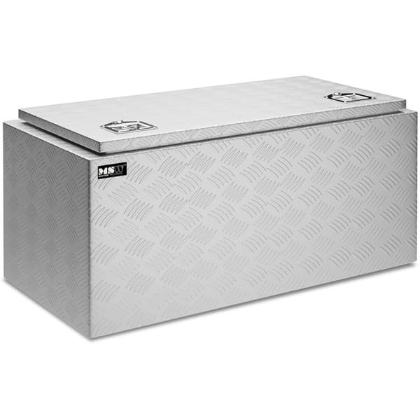 Låsbar alu transportværktøjskasse 119 l 91 x 45 x 44,5 cm