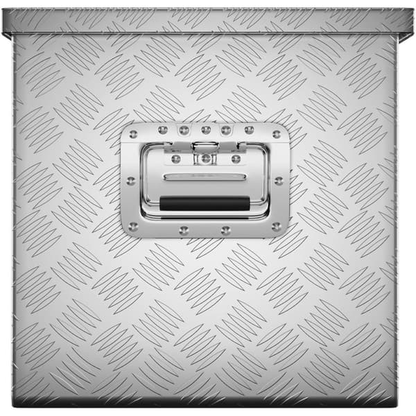 Låsbar transportverktygslåda i aluminium 150 l 124 x 38,5 x 38,5 cm