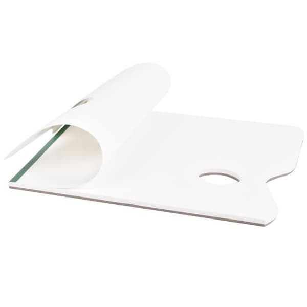 Palett med engångsmålning - iGadgitz Home - U7092 - 50 blad - 22,9x30,5 cm - Vit