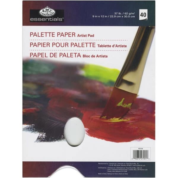 Pallpapper - 22,9 x 30,5 cm - 40 ark - 90g - Inbunden dyna - Royal & Langnickel