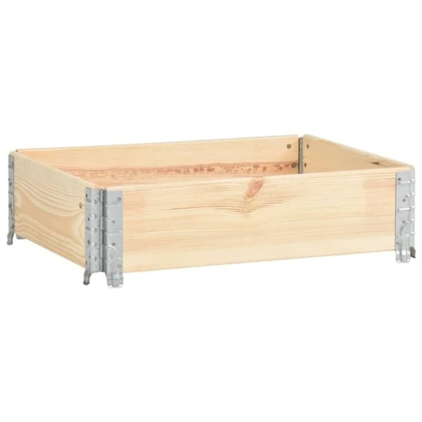 vidaXL Pallkrage 60x80 cm massiv furu