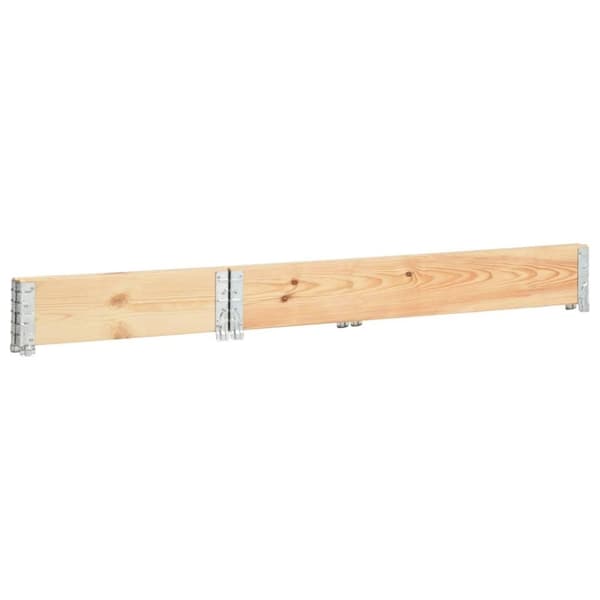 vidaXL Pallekarm 50x150 cm heltre furu