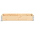 Miniatyrbilde 2 av 7: vidaXL Pallekarm 50x150 cm heltre furu