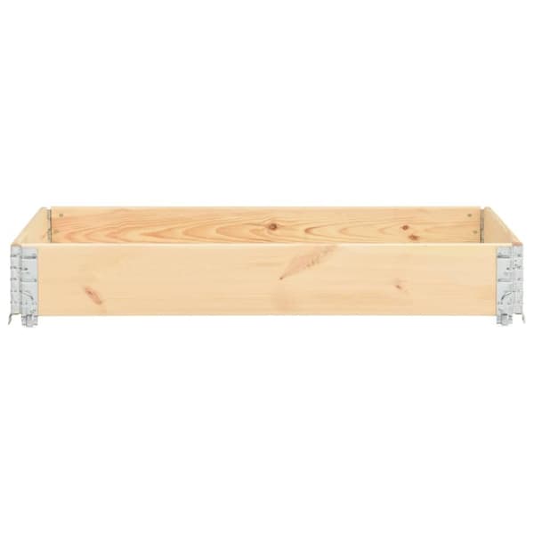 vidaXL Pallekarm 50x150 cm heltre furu