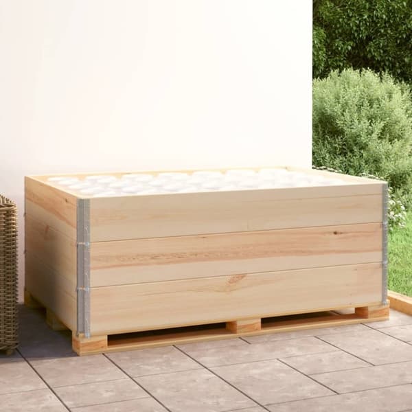 vidaXL pallerammer: 3 stk. 100x150 cm massivt fyrretræ
