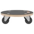 Pikkukuva 3 / 10: vidaXL Kuljetusalustat 2 kpl pyöreä Ø38x11,5 cm 250 kg