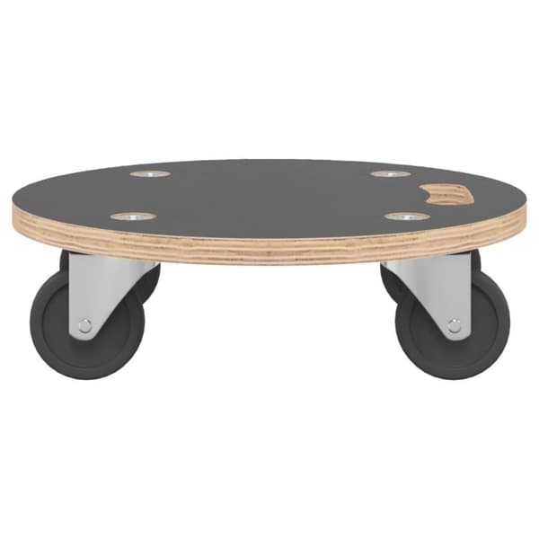 vidaXL Kuljetusalustat 2 kpl pyöreä Ø38x11,5 cm 250 kg