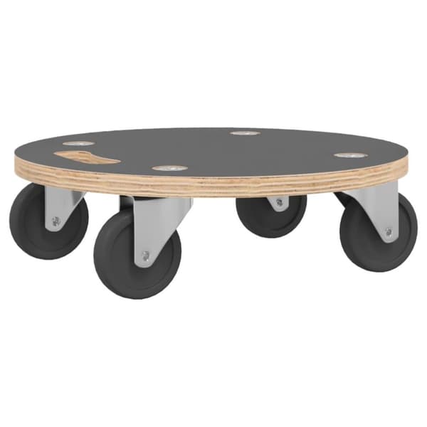 vidaXL Kuljetusalustat 2 kpl pyöreä Ø38x11,5 cm 250 kg