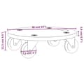 Pikkukuva 9 / 10: vidaXL Kuljetusalustat 2 kpl pyöreä Ø38x11,5 cm 250 kg