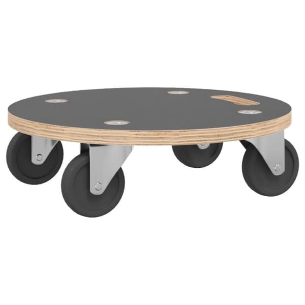 vidaXL Kuljetusalustat 2 kpl pyöreä Ø38x11,5 cm 250 kg