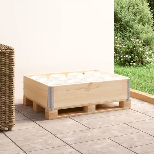 palleramme 60x80 cm massivt fyrretræ