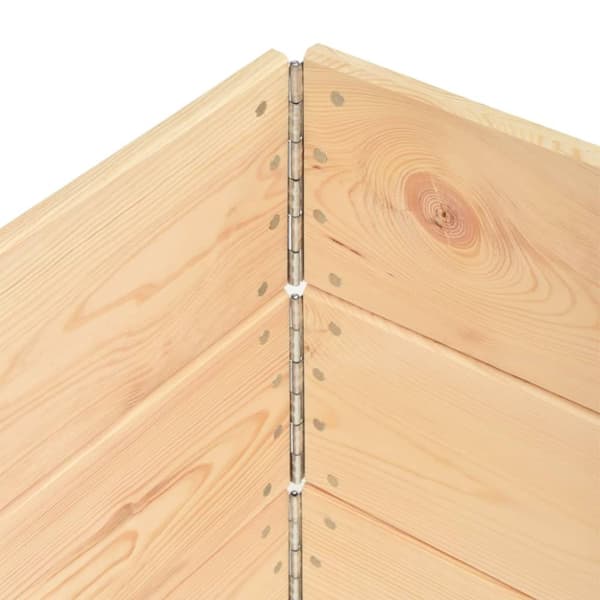 pallerammer 3 stk. 60x80 cm massivt fyrretræ
